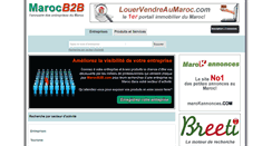 Desktop Screenshot of marocb2b.com
